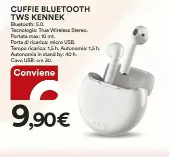 Coop Cuffie Bluetooth Tws Kennek offerta