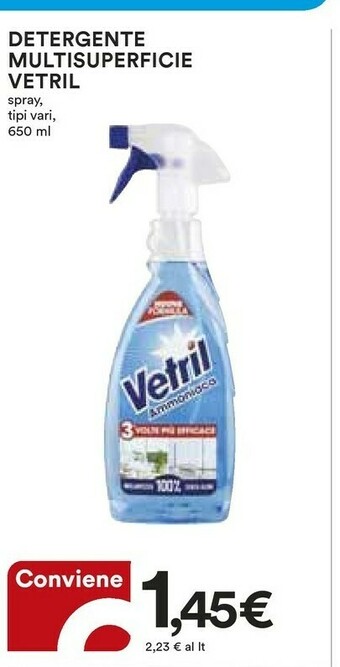 Coop Vetril Detergente Multisuperficie offerta