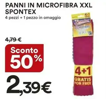 Coop Spontex Panni In Microfibra Xxl offerta