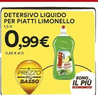 Coop Limonello Detersivo Liquido Per Piatti offerta