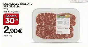 Coop Salamelle Tagliate Per Griglia offerta