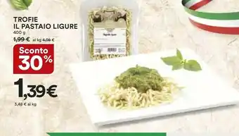 Coop Il pastaio Trofie Ligure offerta
