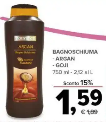 Todis Bagnoschiuma Argan/Goji 750 ml offerta