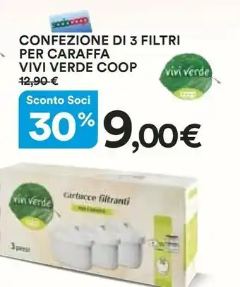 Coop Vivi verde coop Confezione Di 3 Filtri Per Caraffa offerta