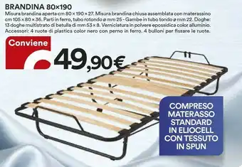 Coop Brandina 80x190 Cm offerta