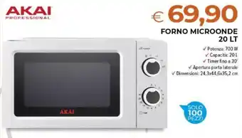 Akai Forni Microonde 20 lt