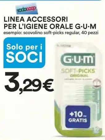 Coop Linea Accessori Per L'igiene Orale G-u-m offerta