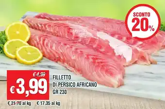 Banco Fresco Filetto di Persico Africano 230 gr offerta