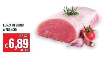 Lonza di Suino A Trancio