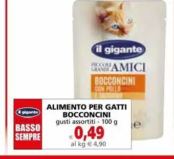 Alimenti per gatti bocconcini