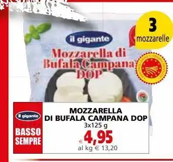 Mozarella di bufala campana dop
