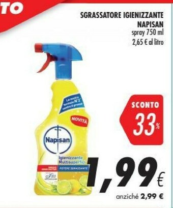 Coop Napisan Sgrassatore Igienizzante offerta
