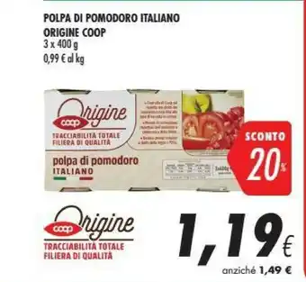 Coop Coop Polpa Di Pomodoro Italiano Origine offerta