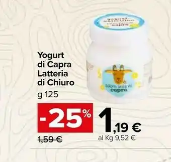 Carrefour Market Capra Latteria Di Chiuro Yogurt offerta