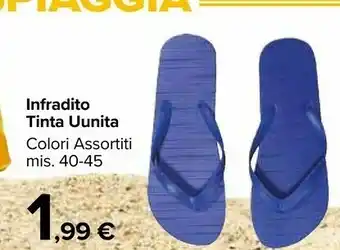 Carrefour Market Infradito Tinta Unita 40-45 offerta