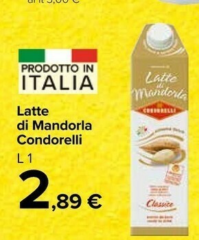 Condorelli Latte Di Mandorla