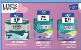 Caddy's Lines Assorbenti lines offerta