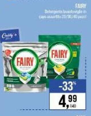 Caddy's Fairy Detersivo lavastoviglie offerta