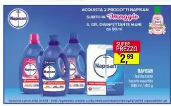 Caddy's Napisan Salviettine offerta