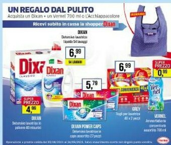 Caddy's Dixan Detersivo lavatrice offerta
