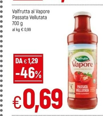 Famila Valfrutta Passata Vellutata 700 G(ml) offerta