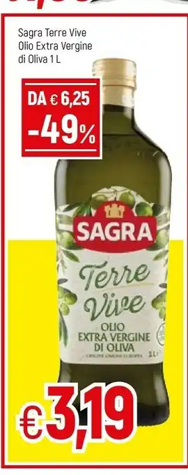 Famila Sagra Olio Extra Vergine Di Oliva Terre Vive offerta