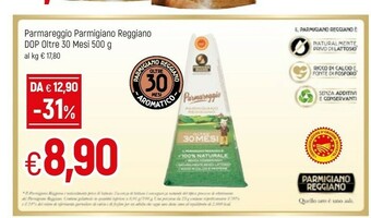 Famila Parmareggio Parmigiano Reggiano DOP 30 Mesi offerta