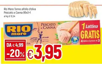 Famila Rio Mare Tonno All'olio Oliva offerta