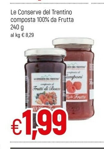Famila Le Conserve Del Trentino - Composta Di Pesche 100% Da Frutta offerta