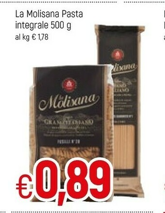 Famila Parmalat La Molisana Pasta Integrale offerta