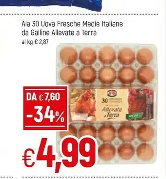 Famila Aia 30 Uova Fresche Allevate A Terra offerta