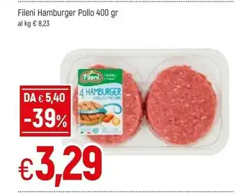 Famila Fileni Hamburger 400 G(ml) offerta