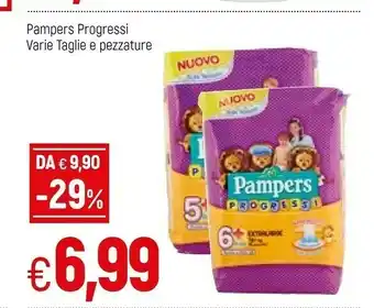 Famila Pampers Progressi Sensitive, 336 Pz offerta