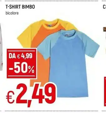 Famila T-shirt Bimbo offerta