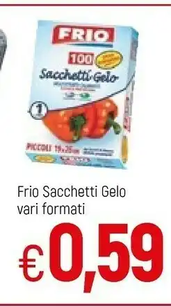 Famila Frio Sacchetti Gelo Vari Formati offerta