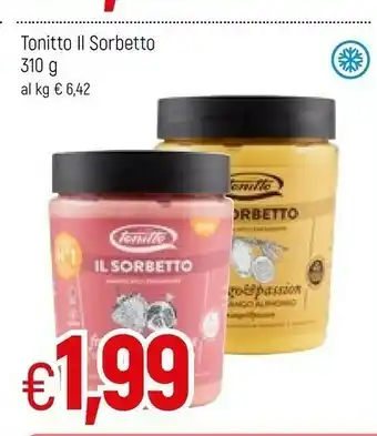 Famila Tonitto Il Sorbetto offerta