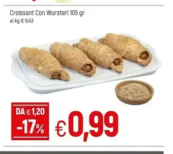 Famila Croissant Con Wurtsterl offerta