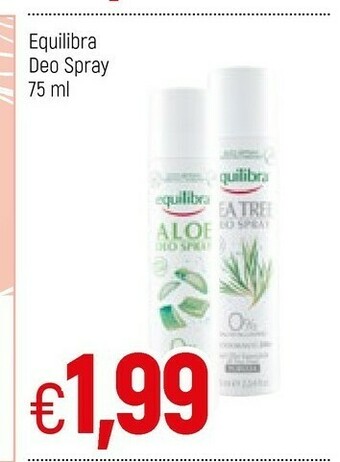 Famila Equilibra Deo Spray offerta