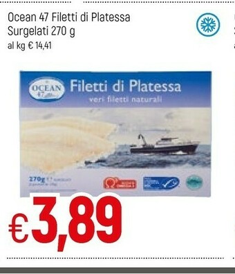 Famila Ocean 47 Filetti Di Platessa Surgelati offerta