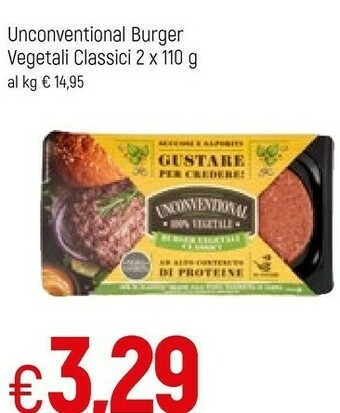 Famila Unconventional Burger Vegetali Classici offerta