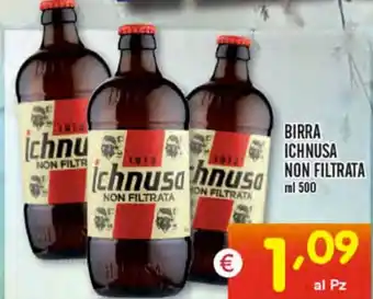 Ichnusa Non Filtrata Birra ml 500