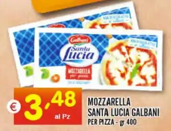 Galbani Santa Lucia Mozzarella per pIzza gr 400