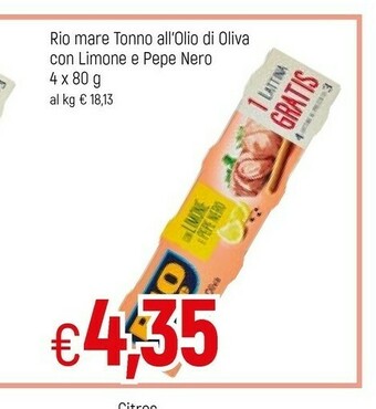 Famila Rio Mare Tonno All'Olio Di Oliva offerta