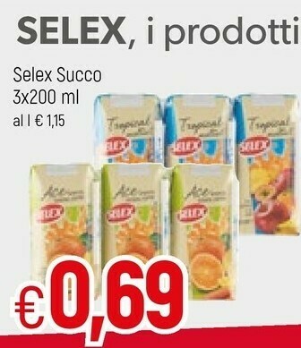 Famila Selex Succo offerta