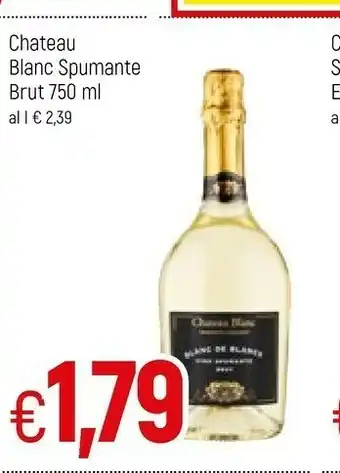 Famila Brut Chateau Blanc Spumante 750 Ml offerta