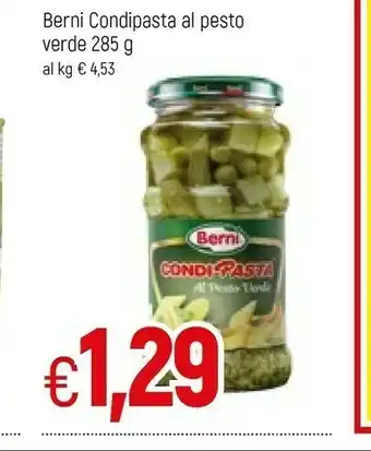 Famila Berni Condipasta Al Pesto Verde offerta
