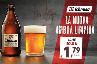 A&O Ichnusa La Nuova Ambra Limpida 45 cl. offerta