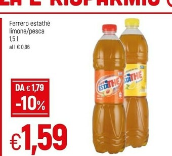 Famila Ferrero EstaThè Pesca 1500 G(ml) offerta