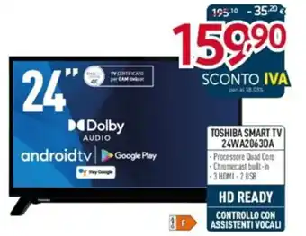 Toshiba Smart TV 24" 24WA2063DA