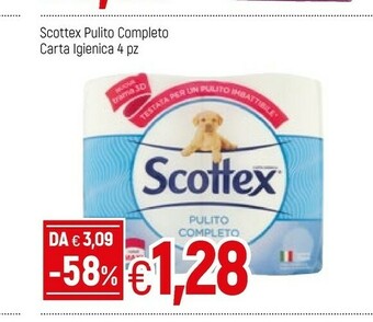 Famila Scottex Pulito Completo Carta Igienica offerta